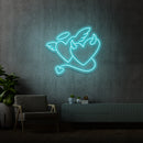 'Ángel y Diablo' - Letrero de neón LED
