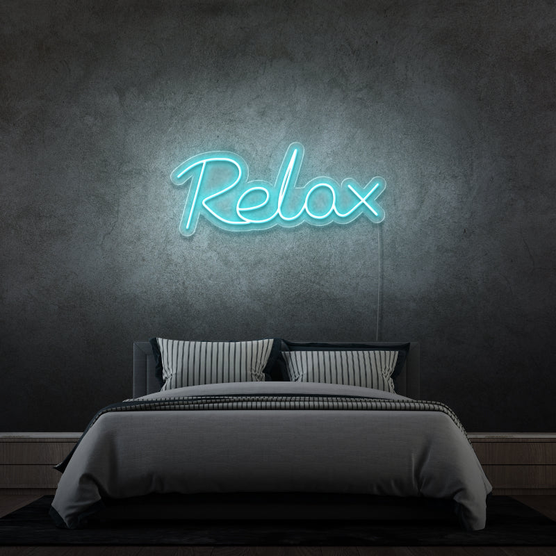 'RELAX' - letreiro de néon LED