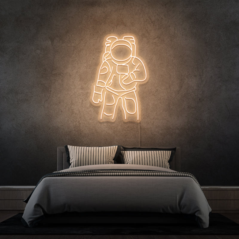 'ASTRONAUTA' - Insegna al neon a LED