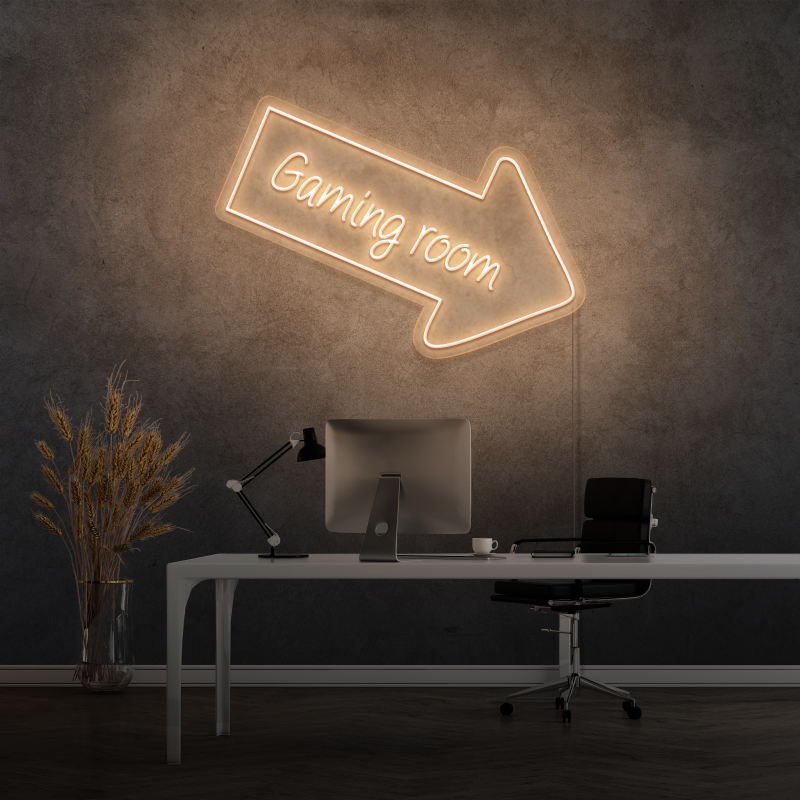 „GAMING ROOM“ – LED-Neonschild