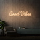 'GOOD VIBES' - signe en néon LED