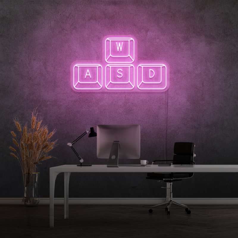 "Keyboard" - LED Neon Sign