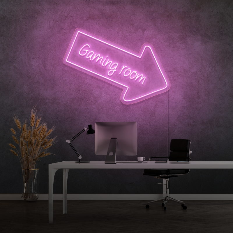 "GAMING ROOM" - Insegna e neon led
