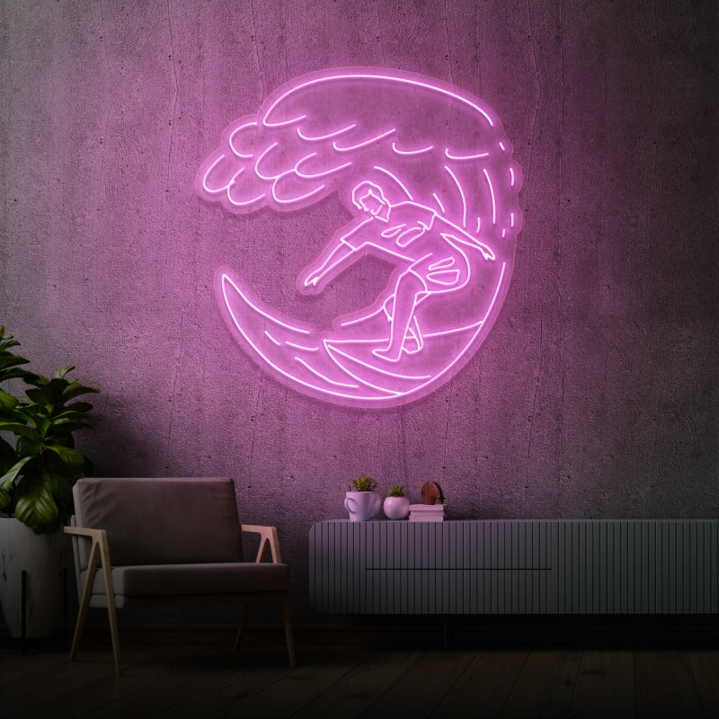 'CATCH THE WAVE' di Margot - Insegna al neon a LED