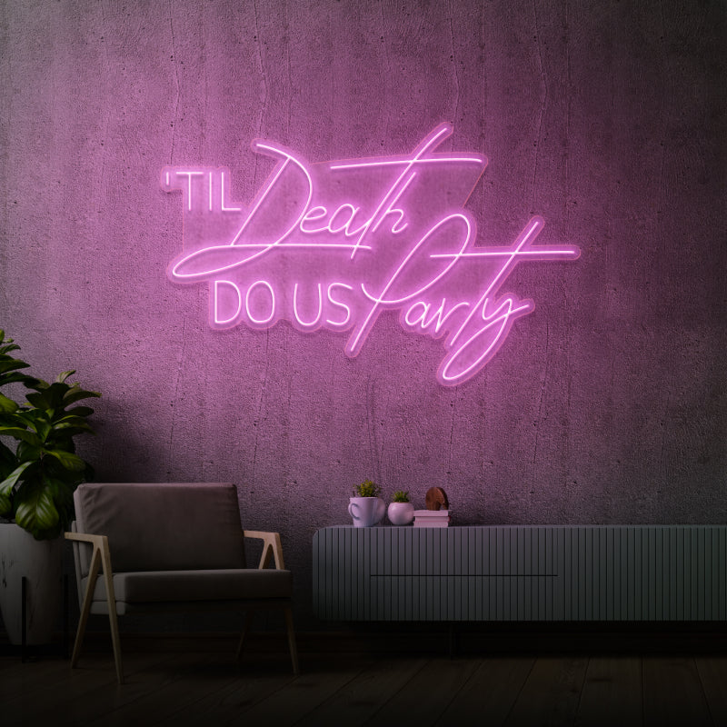 ''THE DEATH' - LED neon sign