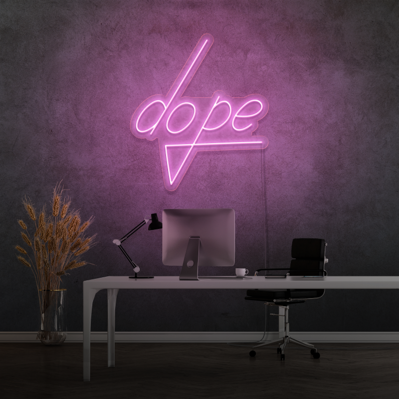 Néon "Dope" - Un style unique et percutant