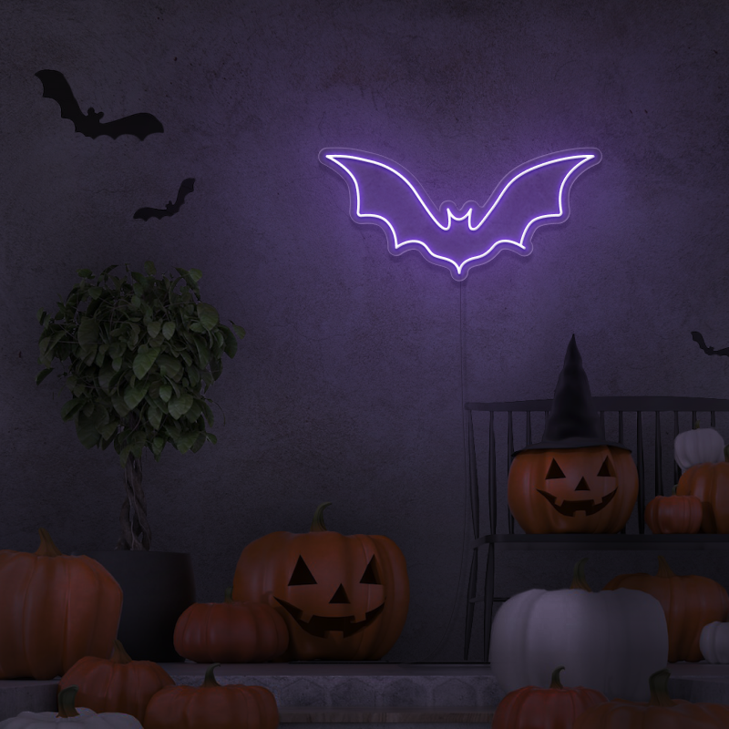 'Bat' - LED neon sign