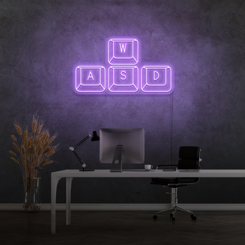 "Keyboard" - LED Neon Sign