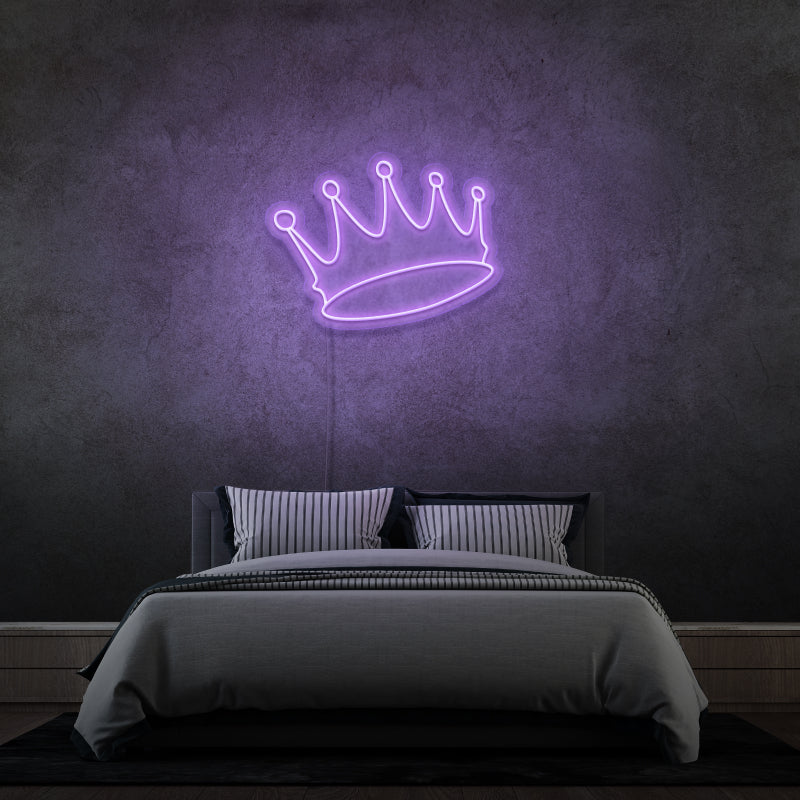 „CROWN“ – LED-Neonschild