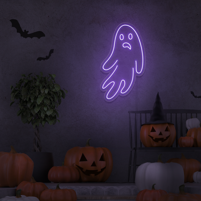 'Fantasma' - letrero de neón LED