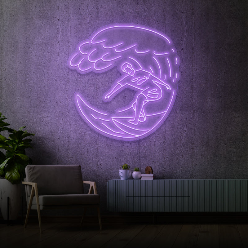 'CATCH THE WAVE' by Margot - LED neon sign