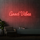 'GOOD VIBES' - signe en néon LED