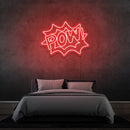 'POW' par Margot - signe en néon LED
