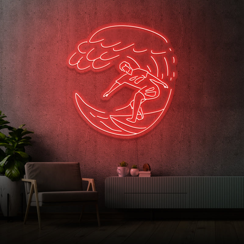 'CATCH THE WAVE' by Margot - LED neon sign