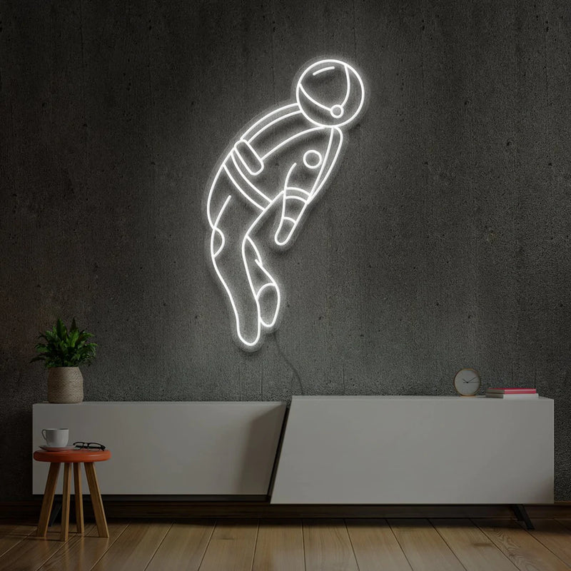 "SPACE MAN" - Insegna al neon LED