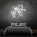 'THE LADY IN THE HAT' de Margot - letreiro de néon LED