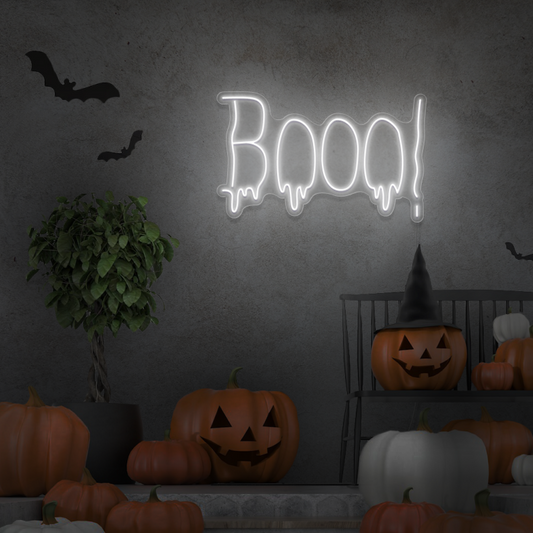 "Buuu!" - Insegna al neon a LED