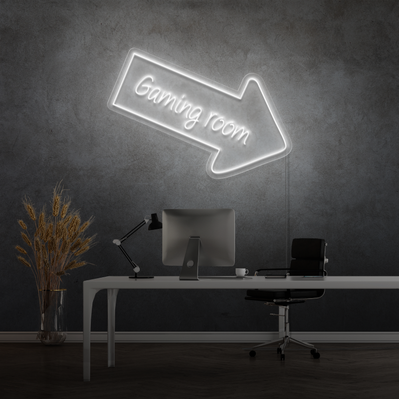 „GAMING ROOM“ – LED-Neonschild