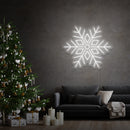 "Flocon de Noël" - Signe en néon LED