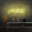 'HUSTLE' - LED neon sign
