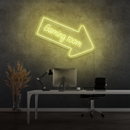 "GAMING ROOM" - Signe en néon LED