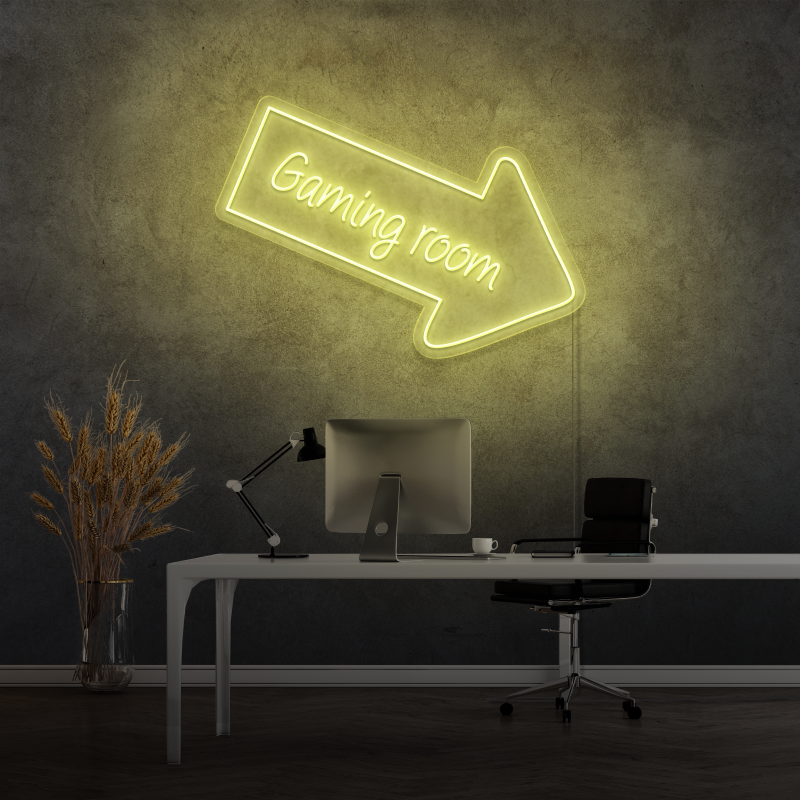 „GAMING ROOM“ – LED-Neonschild