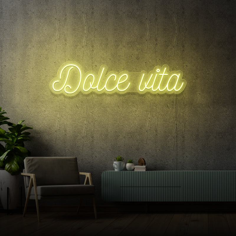 'DOLCE VITA' - Letrero de neón LED